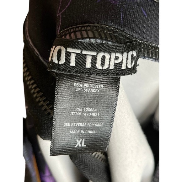 Hot Topic Mini Skirt with Removable Suspenders, Size XL - Picture 3 of 6